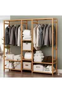 WoodLine Açık Gardırop – Elbise Askılığı